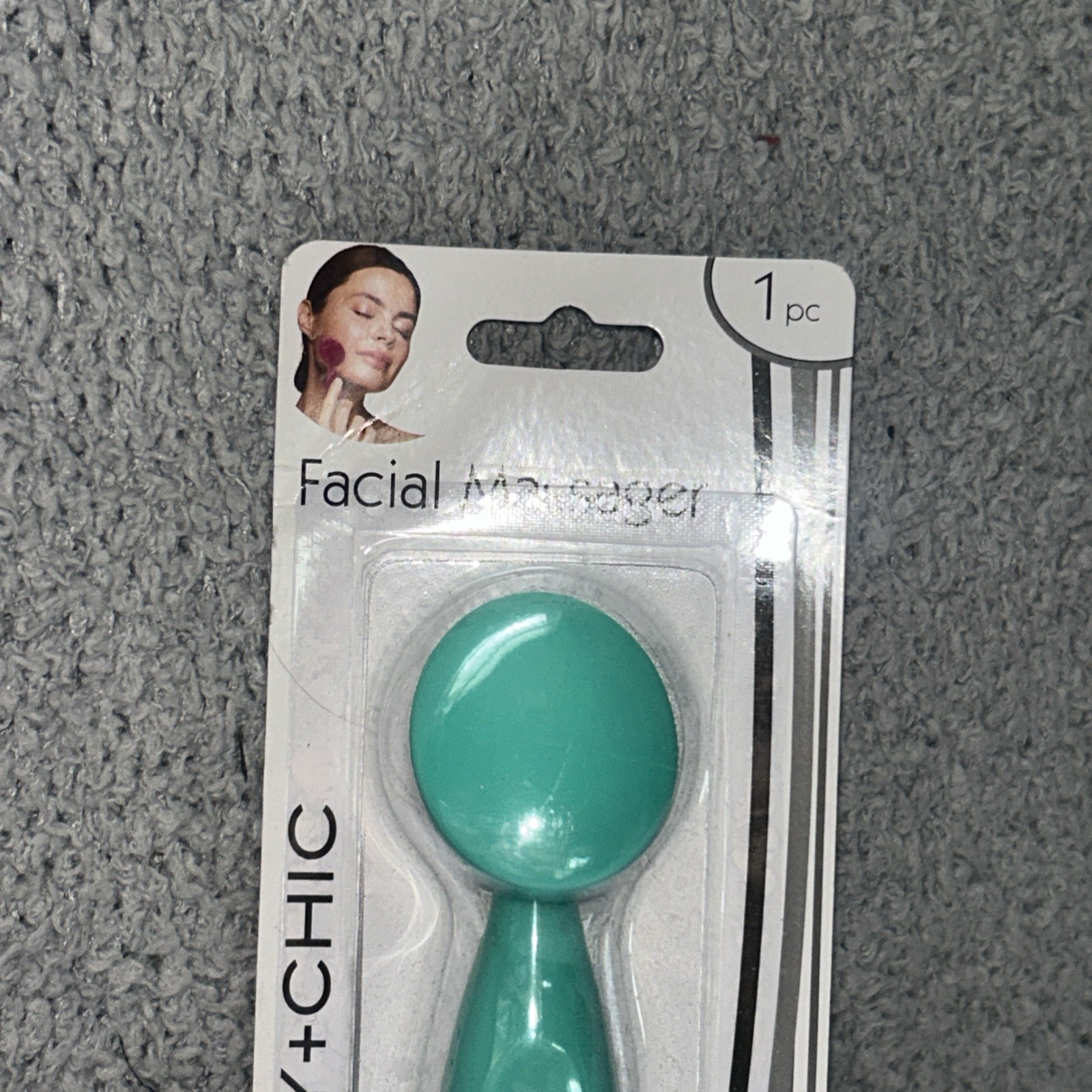 Sassy & Chic Power Facial Massager 1pc (Blue)