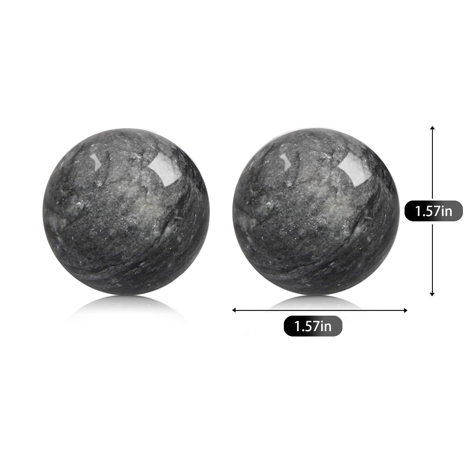 Traditional Chinese Baoding Balls, Marble Health Exercise Stress Relief Balls…