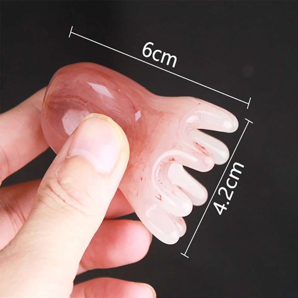 1PC Octopus Scalp Massage Comb Wide Tooth Acupoint Head Neck Back Massager