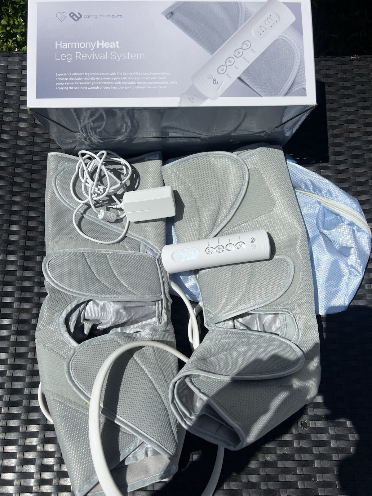 Clean! HarmonyHeat Leg Revival Recovery System Caring Mill by Aura Harmony Heat