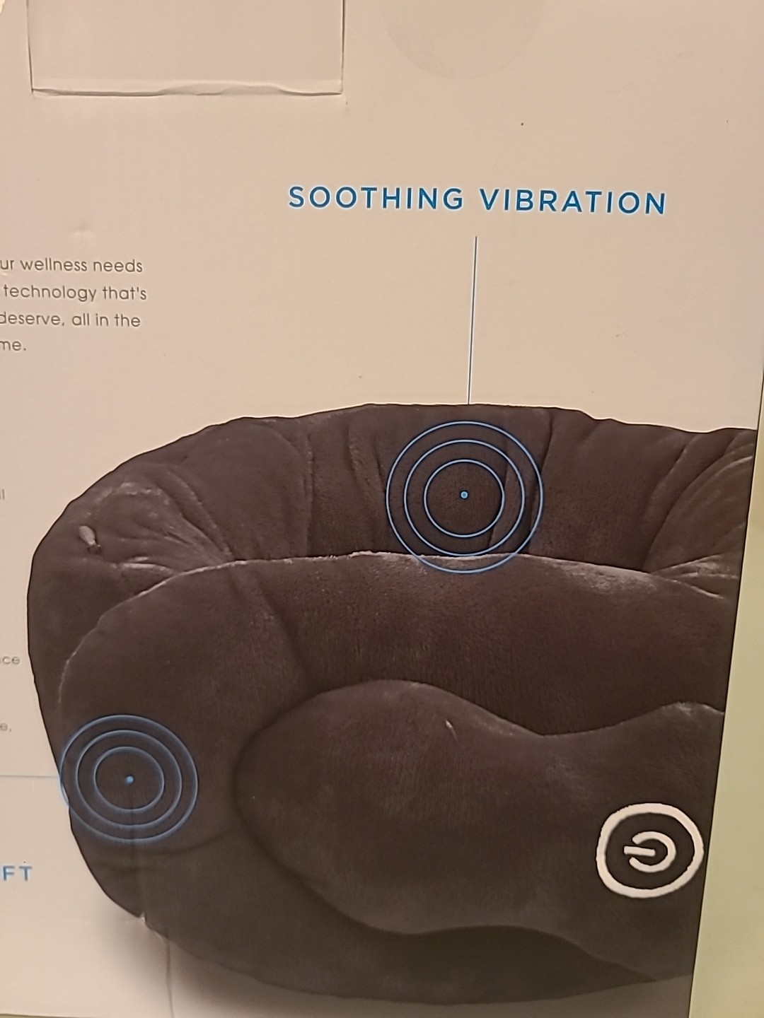 Lomi Vibrating Neck Wrap W/ Ultra Plush Microfleece