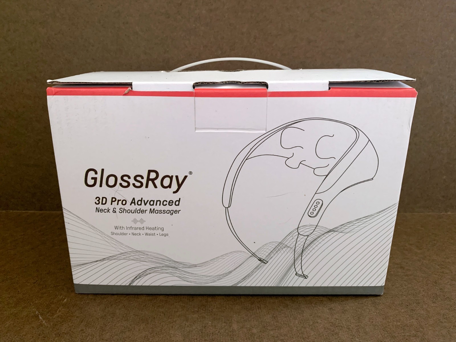 EUC GlossRay 3D Pro Advanced Neck & Shoulder Massager w/ Infrared Heating