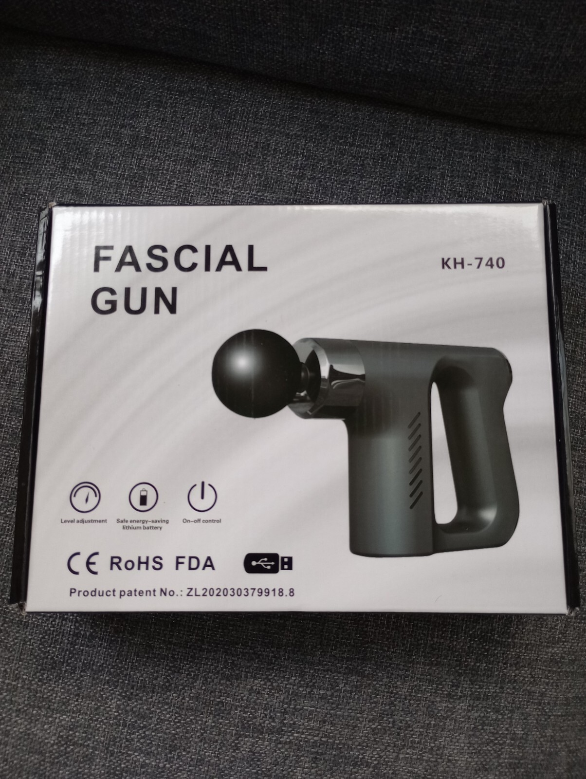 Fascial Gun KH-740 Myofascial Physiotherapy Device New In Box- Blue