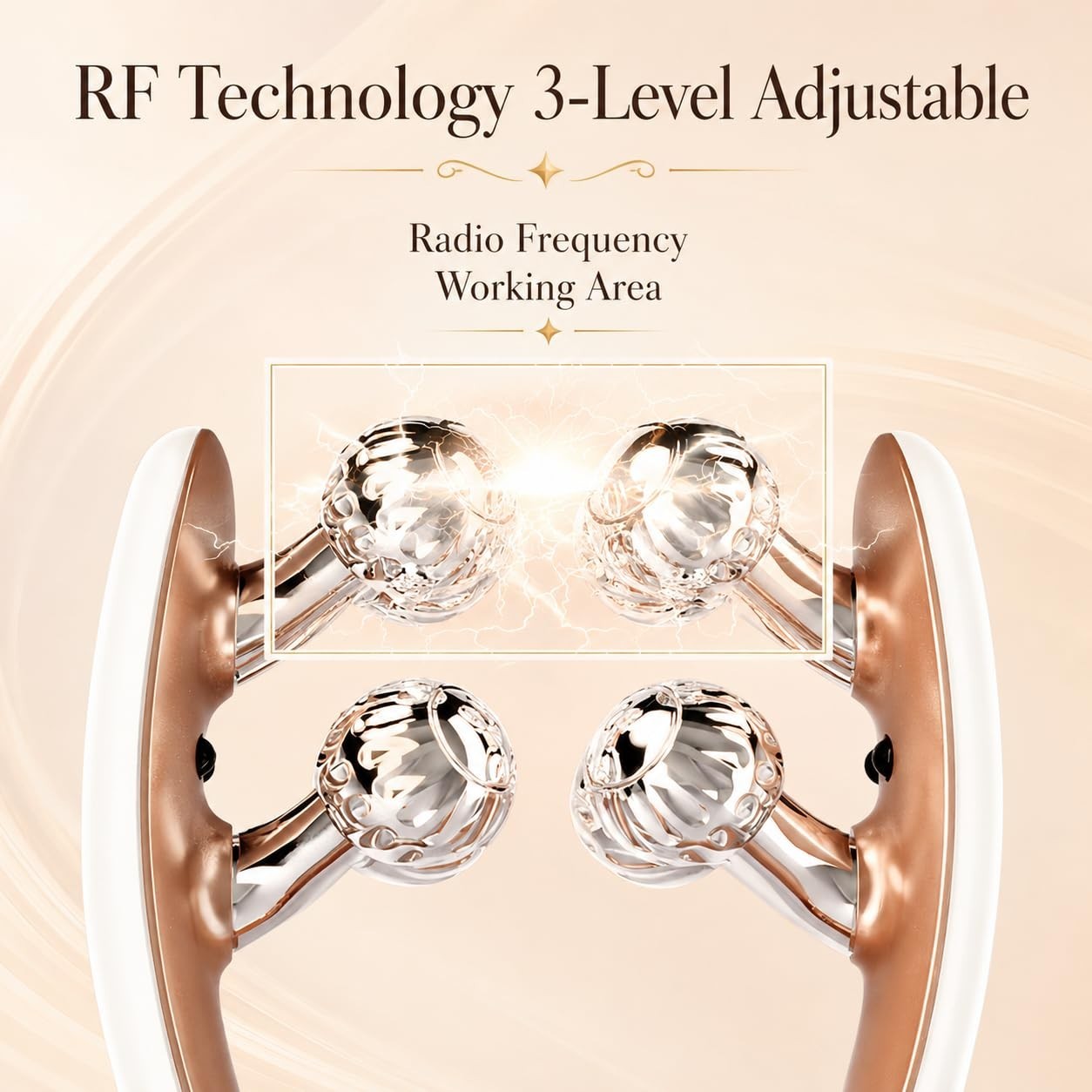 Microcurrent Face Massager Tool – Facial Sculpting, Lymphatic Drainage & Light T