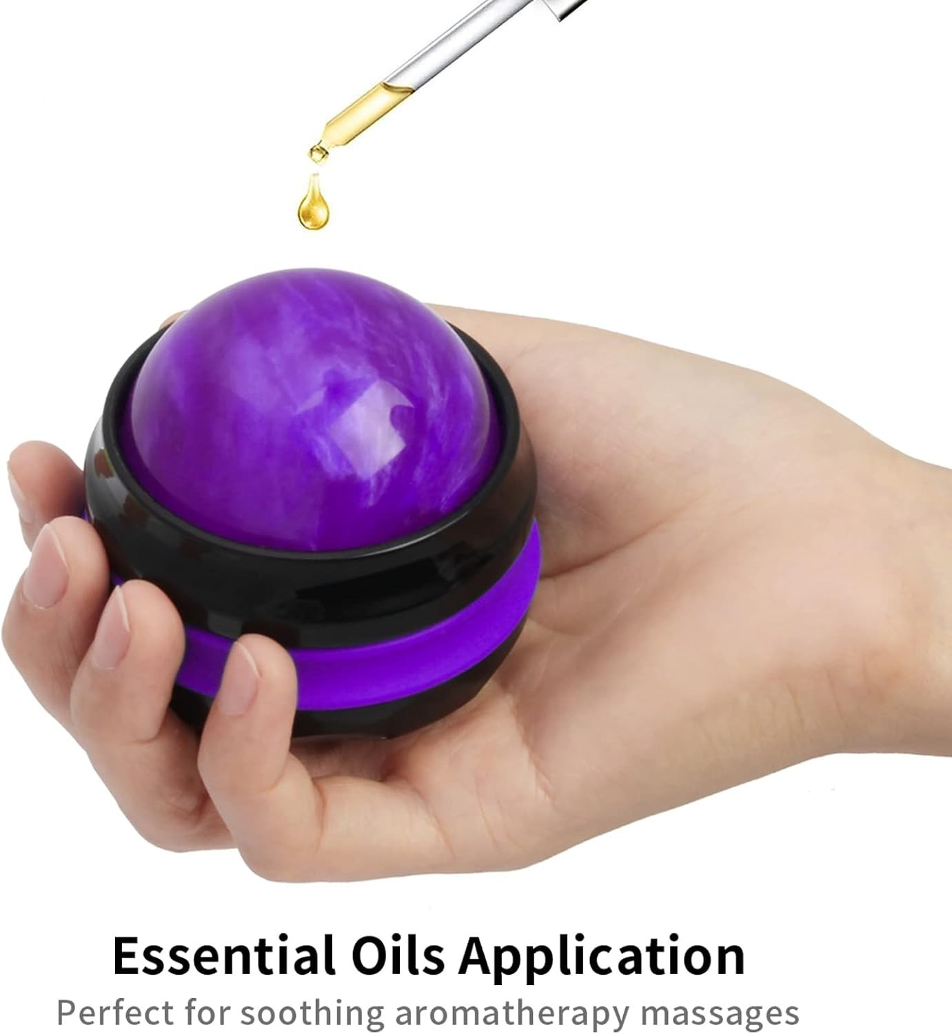 360° Spin Handheld Massage Ball – Perfect for Sore Muscles & Stress Relief