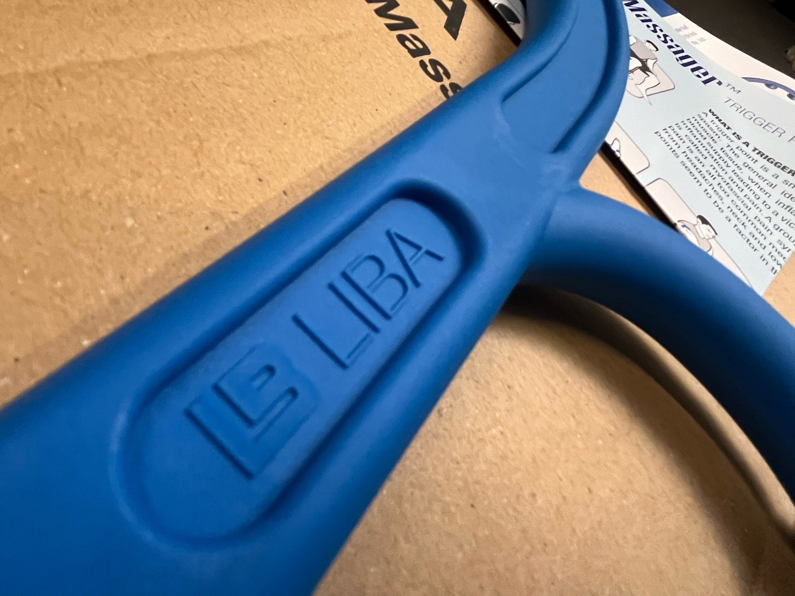 LiBa Back and Neck Massager – Self Massager Trigger Point, Muscle Tension Relief