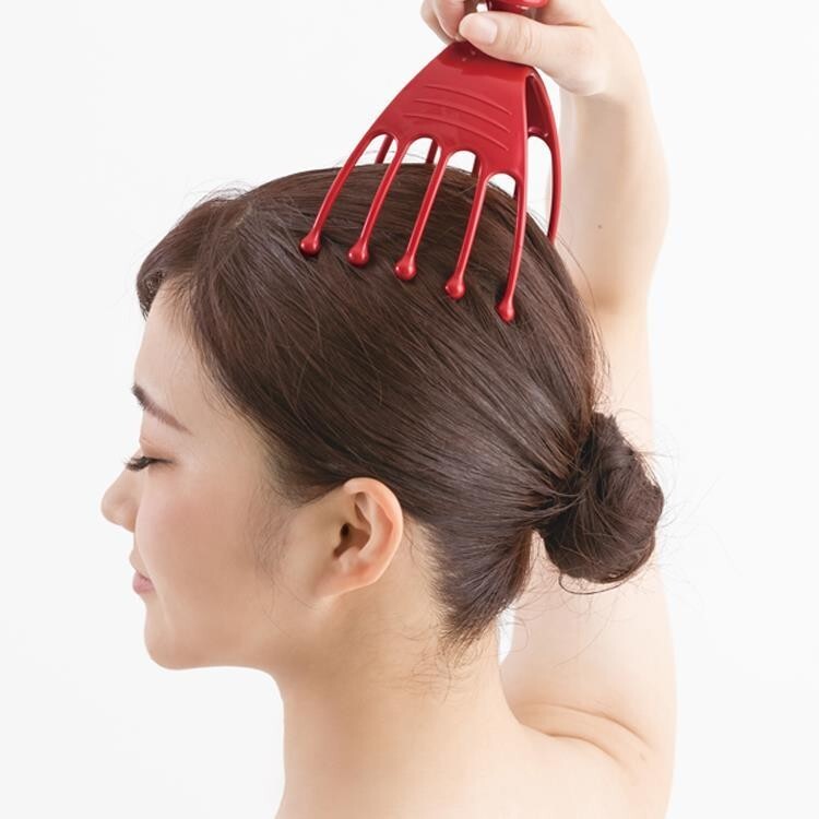 Head Spa Handpro ENSEKI Double Line W90×D113×H135mm 34g Red