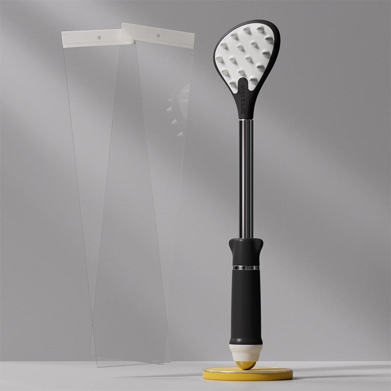 Telescopic Back Scratcher Plastic Wide Head Scratching Tool