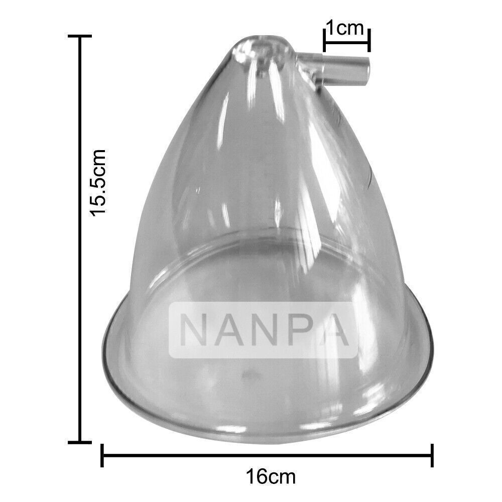 2PCS 120ML Replacement Breast Cups for Breast Enlargement Vacuum Therapy Machine