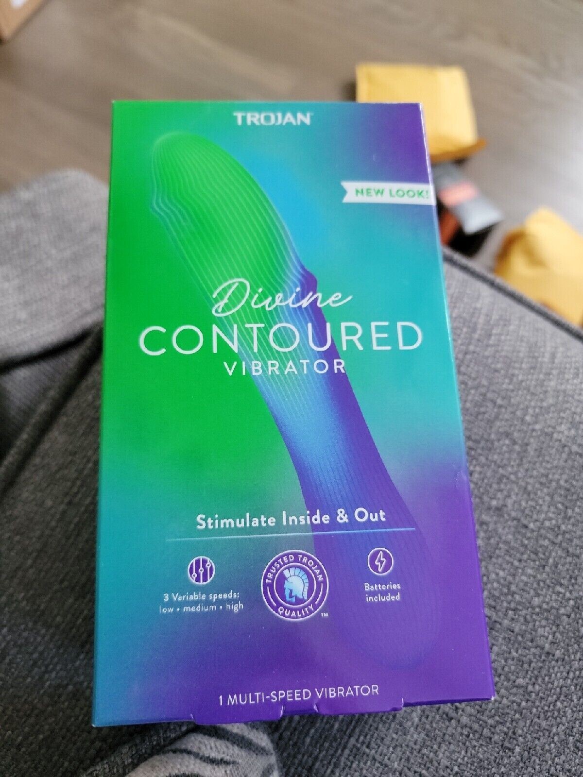 Trojan Divine CONTOURED Multi-Speed Vibrating Personal Massager – Sealed New