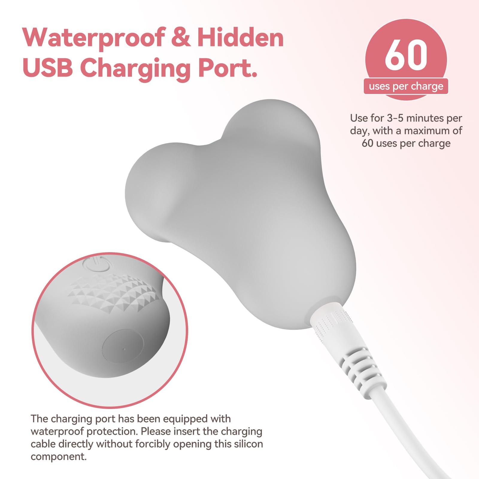 MEXITOP Multifunctional Electric Massager, Gray