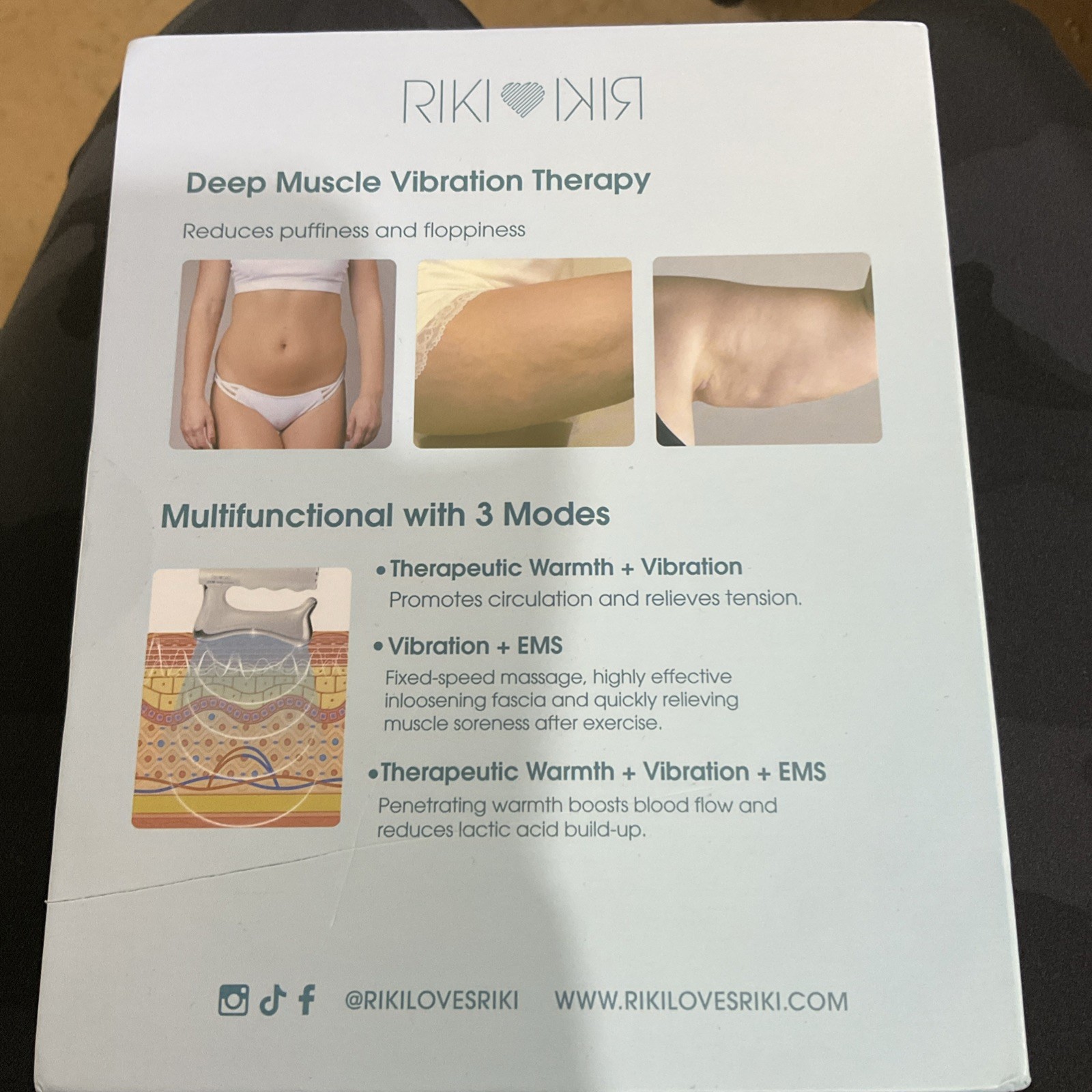 Riki Love Riki Sculptor Full Body Contouring Device, White
