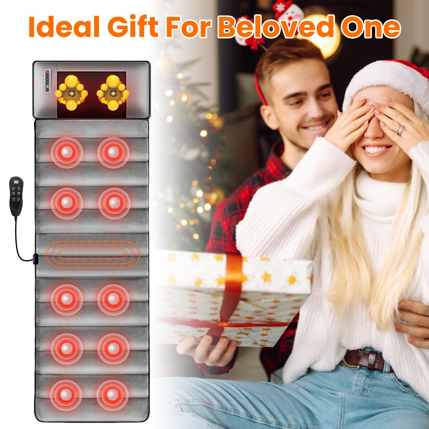 Electric Heated Massage Mat Home Heating Massage Pad Home Full Body Massage Pad