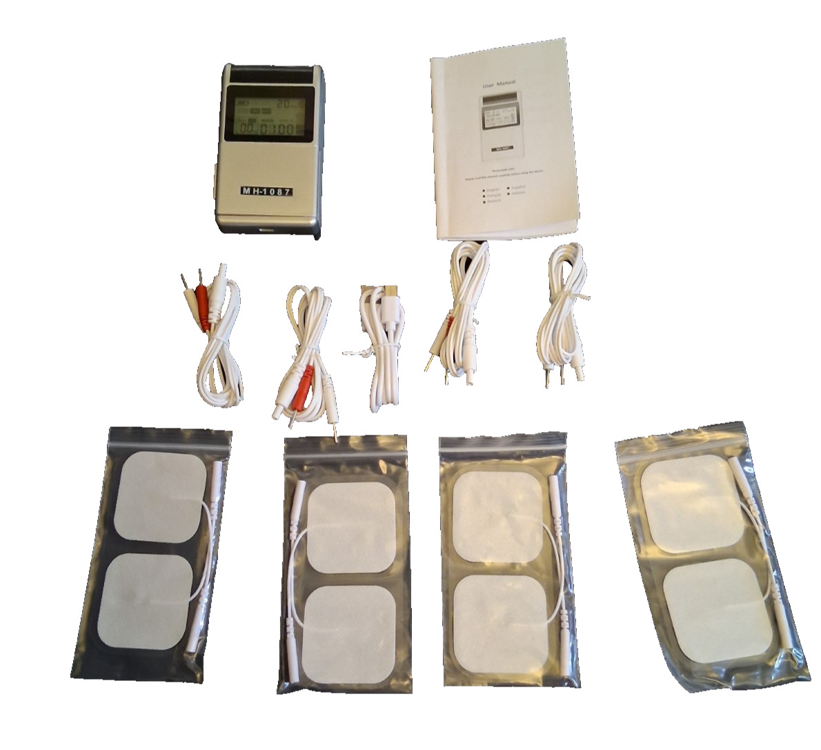 Muscle Stimulator Unit 48 Modes Independent C1 C2/C3 C4 TENS, EMS Massager 20 hr