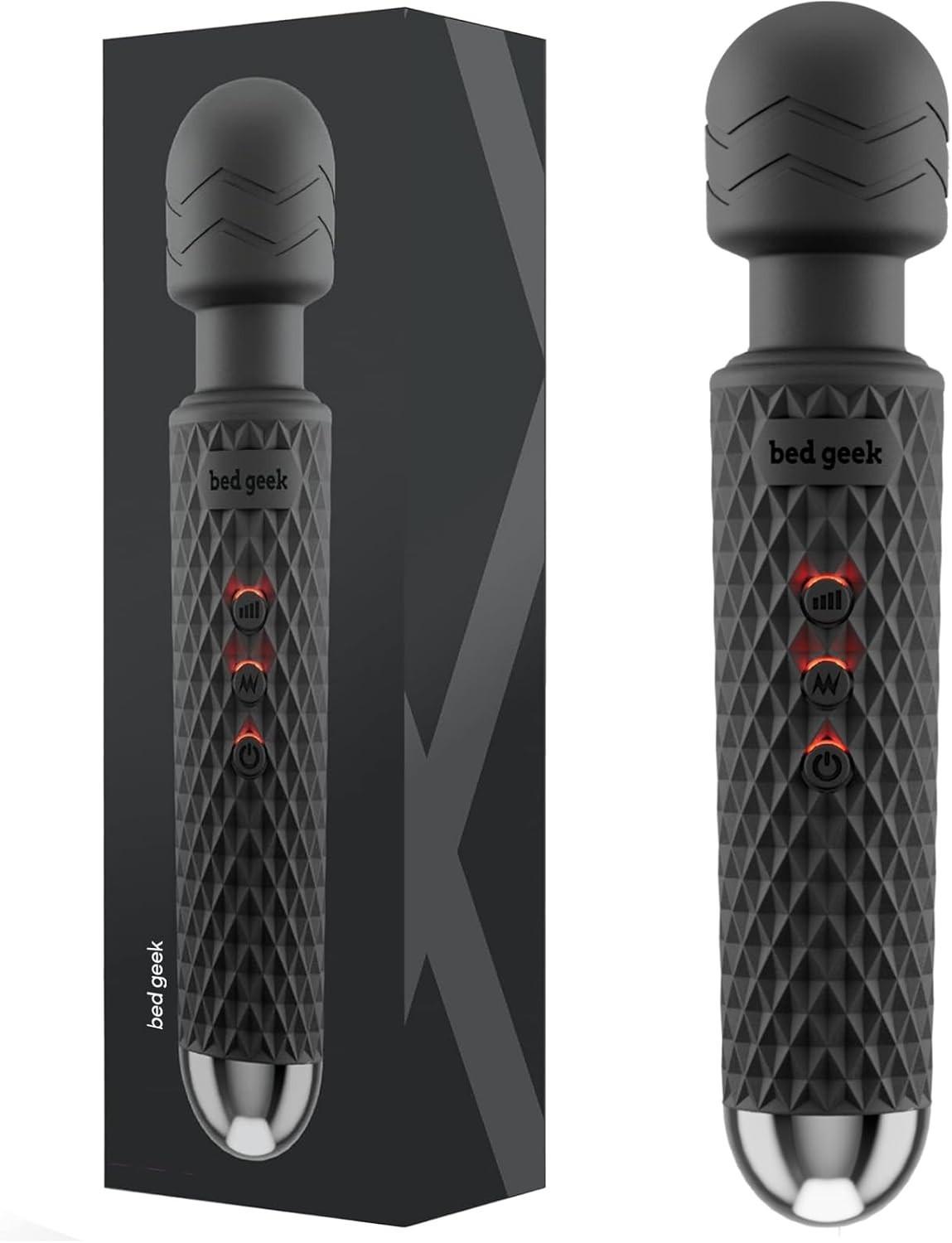 Ultimate Handheld Cordless Wand Massager – Waterproof with 20 Vibration Patterns