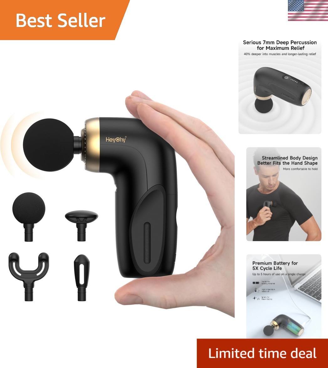 Travel-Friendly Handheld Massage Gun – Lightweight & Ergonomic Relaxation Tool