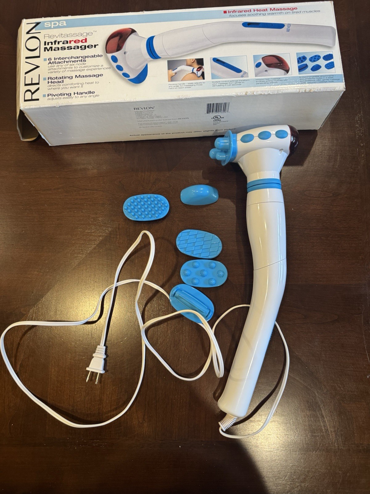 Revlon Spa Infrared Massager with Heat Model No. RVS1600