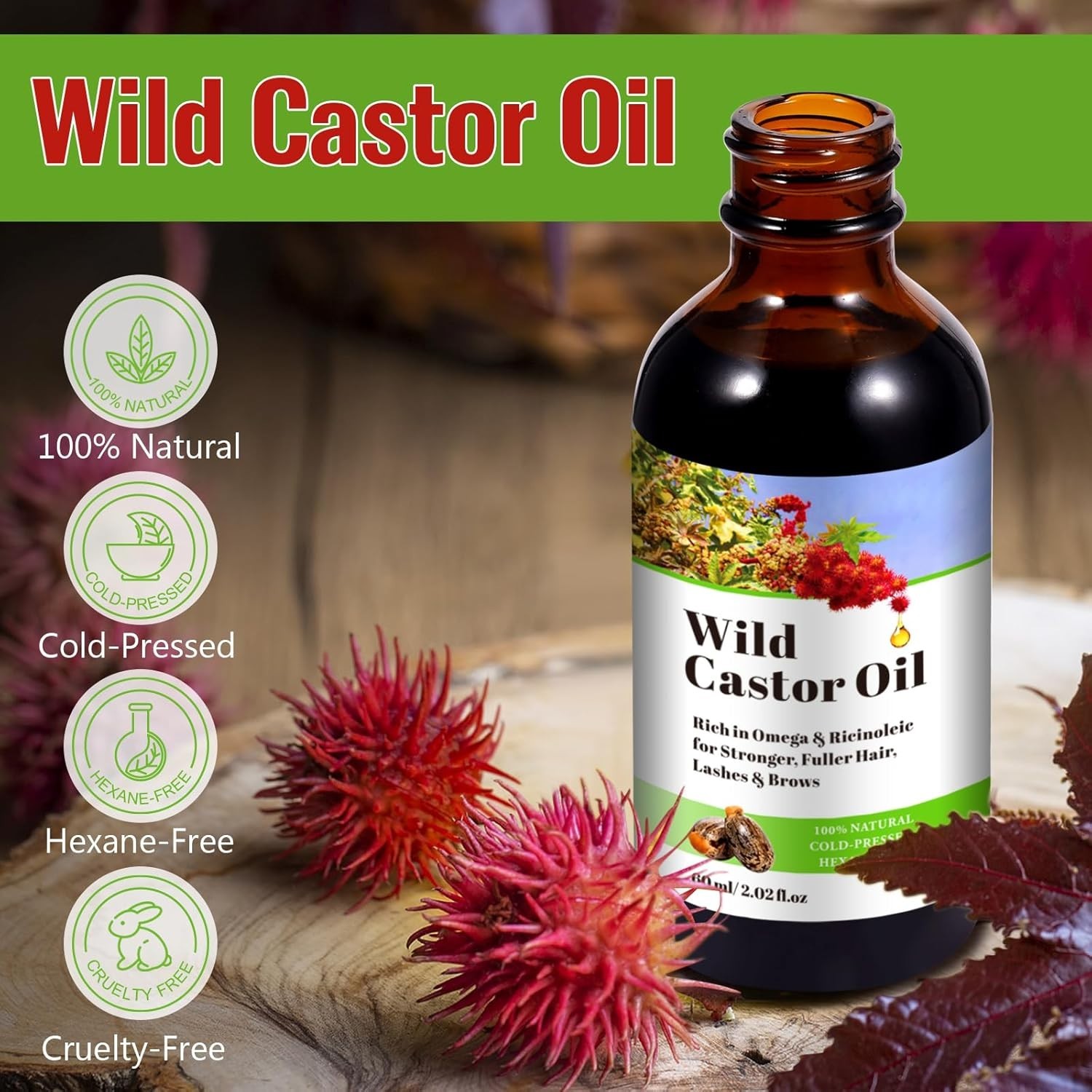 Castor Oil Patches 30Pcs, 60Ml Castor Oil Pack Wrap for Belly Button Patch, Orga