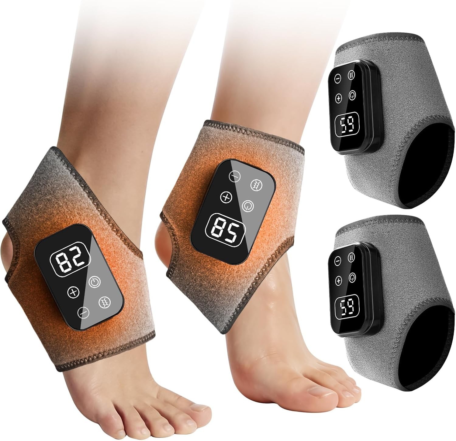 Foot Advanced Renew Triple Method Massager, 5-Speed & 5-Temperature, Cordless…