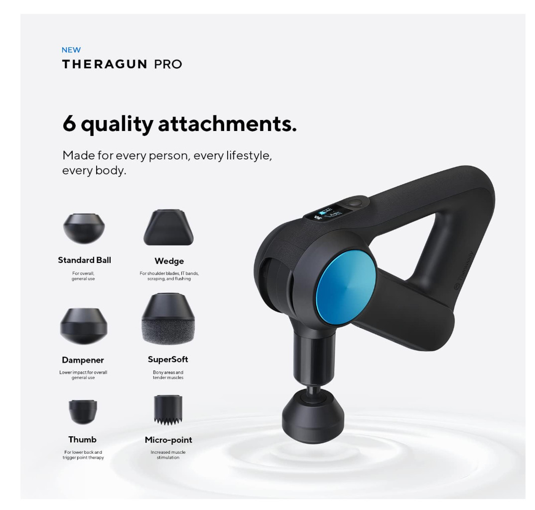 TheraGun Pro 5th Gen *NEW SEALED* Black — Deep Tissue Massage Gun w/ Bluetooth
