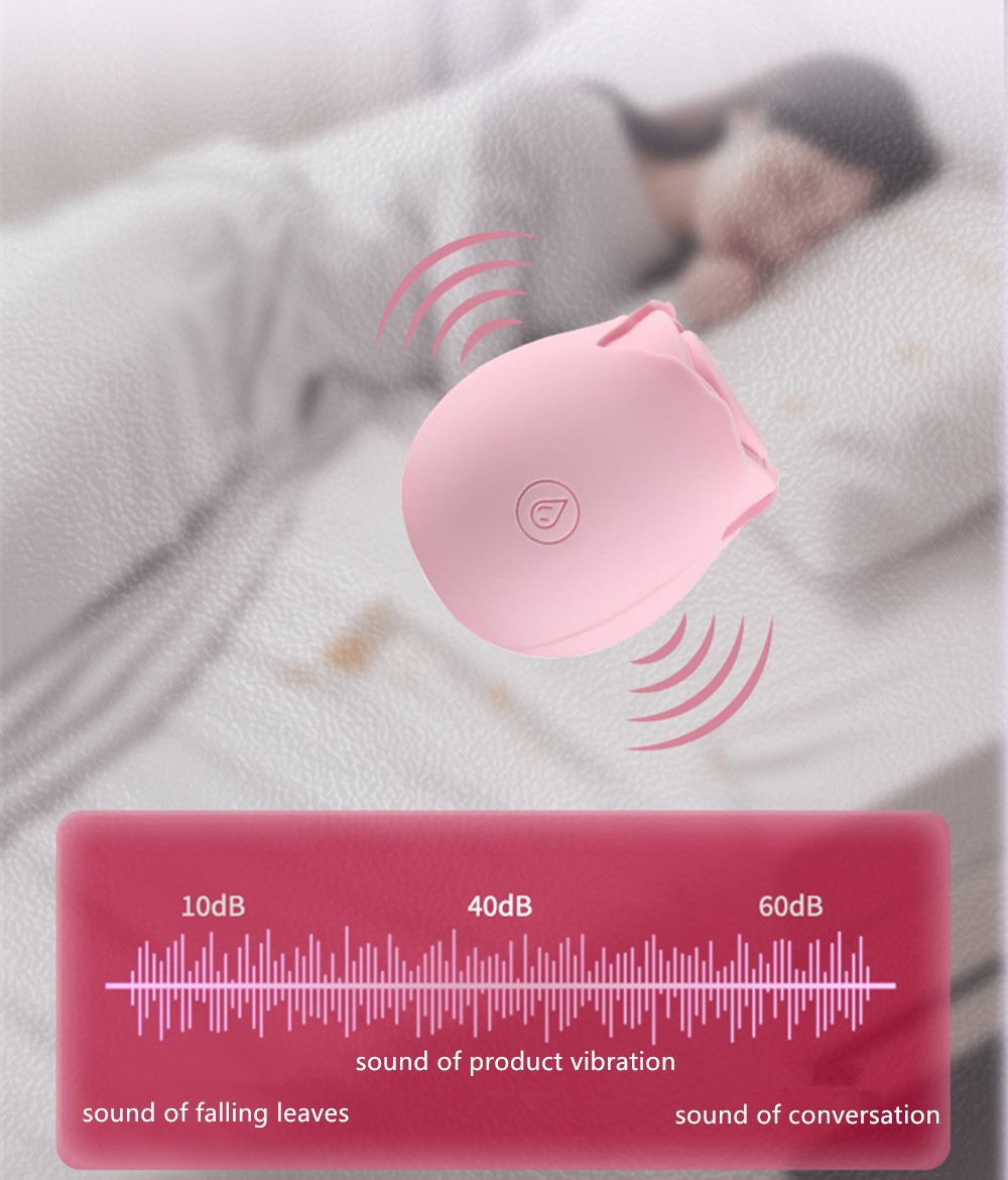 Discreet 10 Speed Personal Massage Rose Vibrator sucking Massager for Women Gift