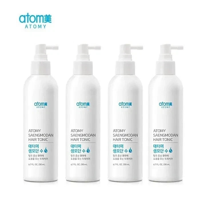 Atomy Saengmodan Hair Tonic 200ml x4 Scalp Care for Healthy Hair / Brand New