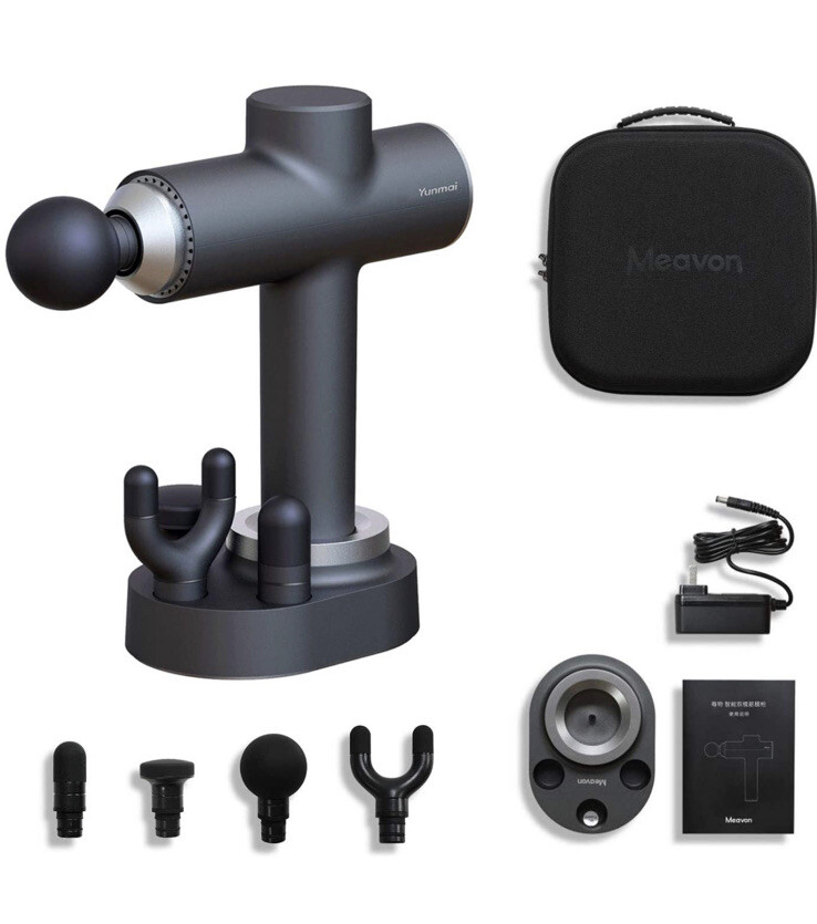 YUNMAI Fascia Gun Smart Massage Deep Muscle Portable Massager W/ Charging Base