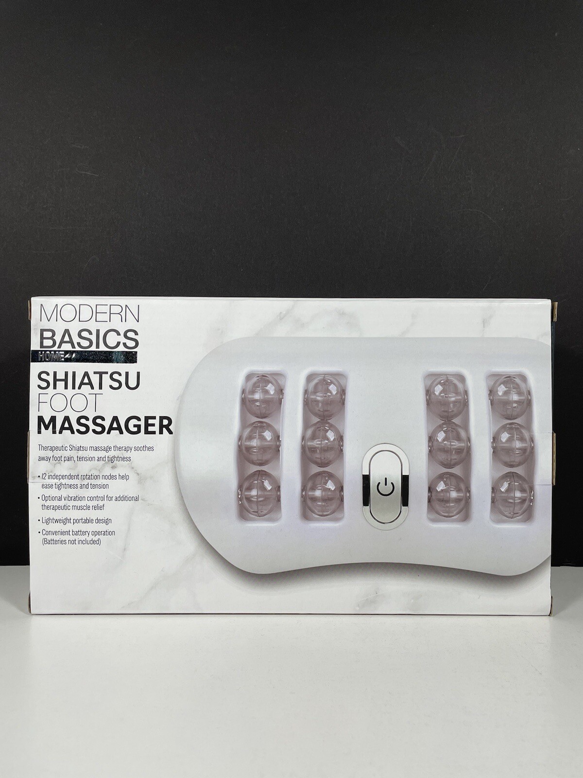Shiatsu Foot Massager White Modern Basics Home Berkshire Brand New