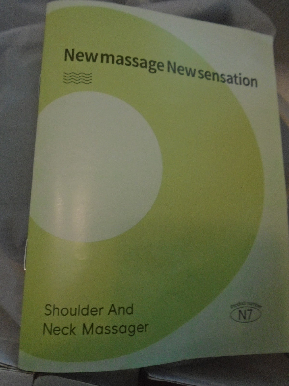 So N7 Shoulder and Neck Massager Heated Simulated Human Hand Shiatsu Kneading