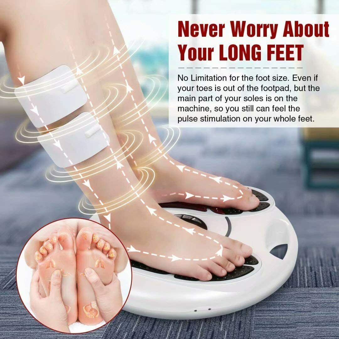 OSITO Circulatory Foot Massager for Neuropathy EMS TENS for Muscle Pain Relief