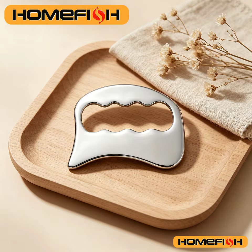 Stainless Steel Gua Sha Board, special tool for sports and fitness, tendon, G…