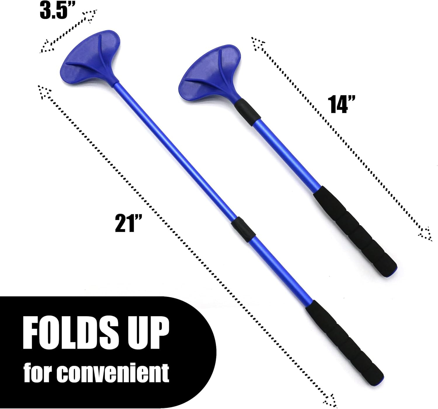 Back Scratcher for Women Men Extendable with Strong ABS Massage Head, 21Inch Bod