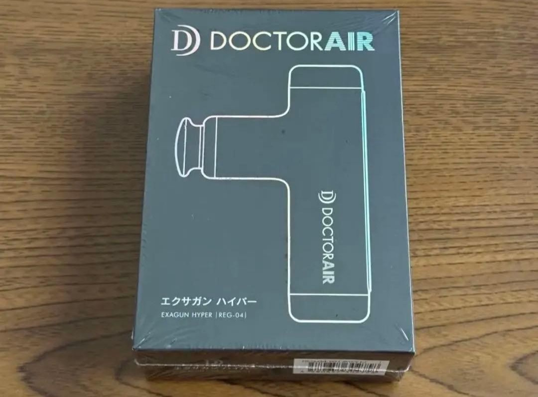 DOCTOR AIR Exagun Hyper REG-04 Massage Gun Vibrating Pearl White With Box