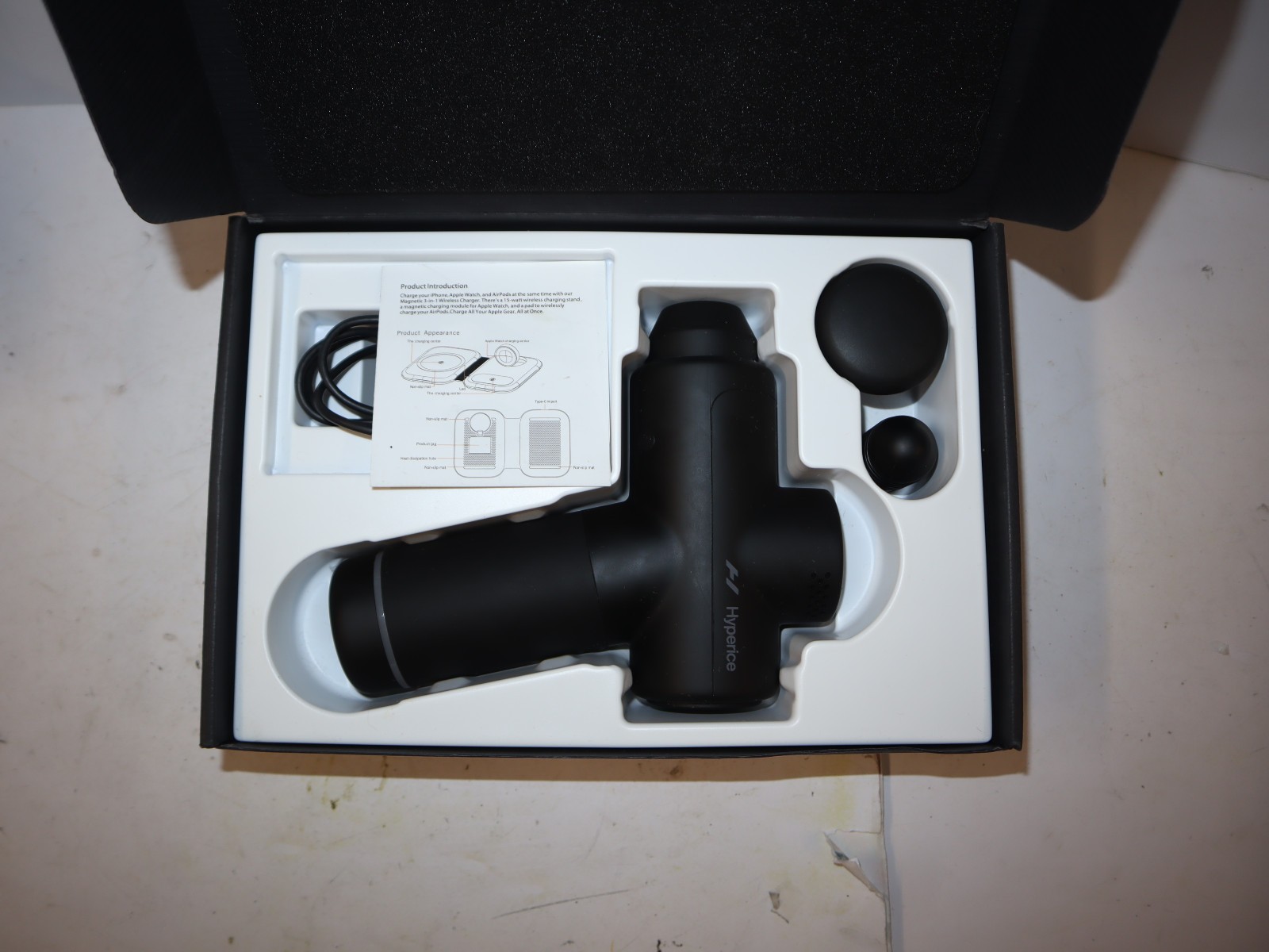 Hyperice Hypervolt GO 2 Percussion Massage Device – Black – AO4078896