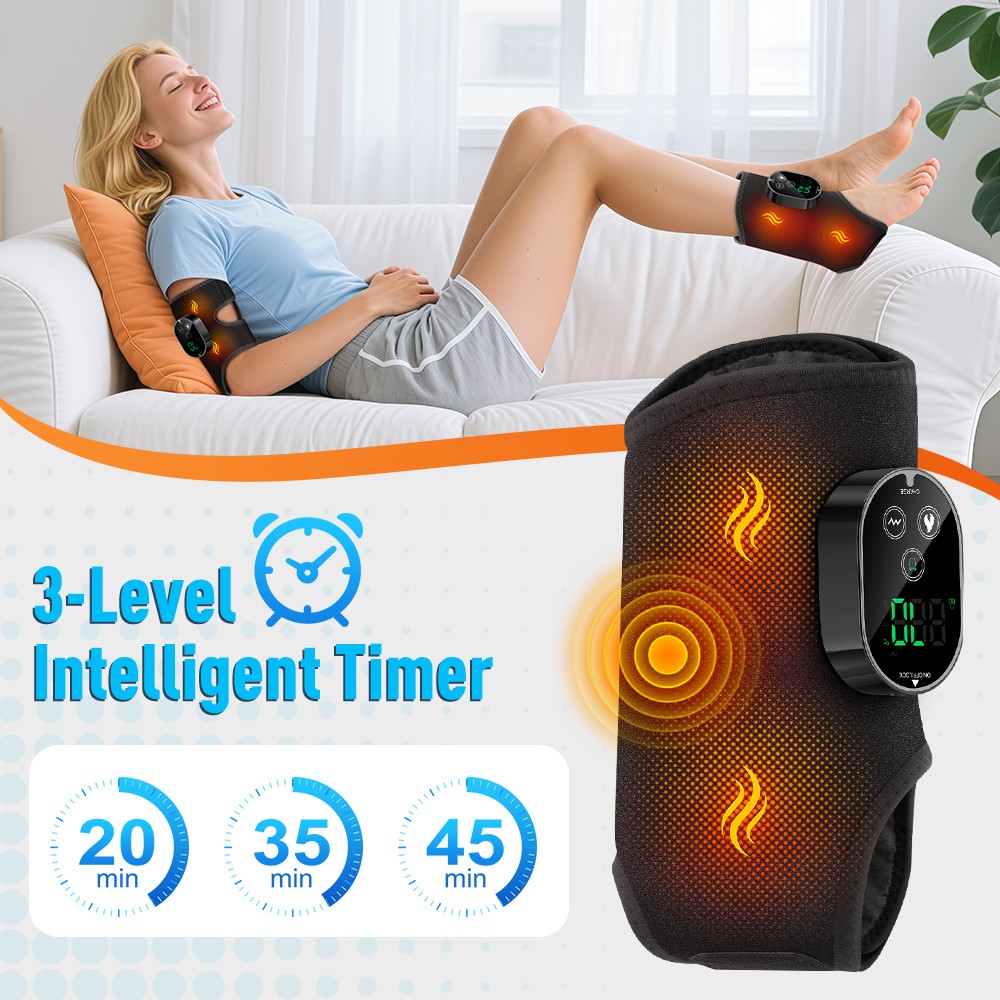1/2PC Foot Renew Massager for Neuropathy 3-in-1 Cordless Foot and Ankle Massager