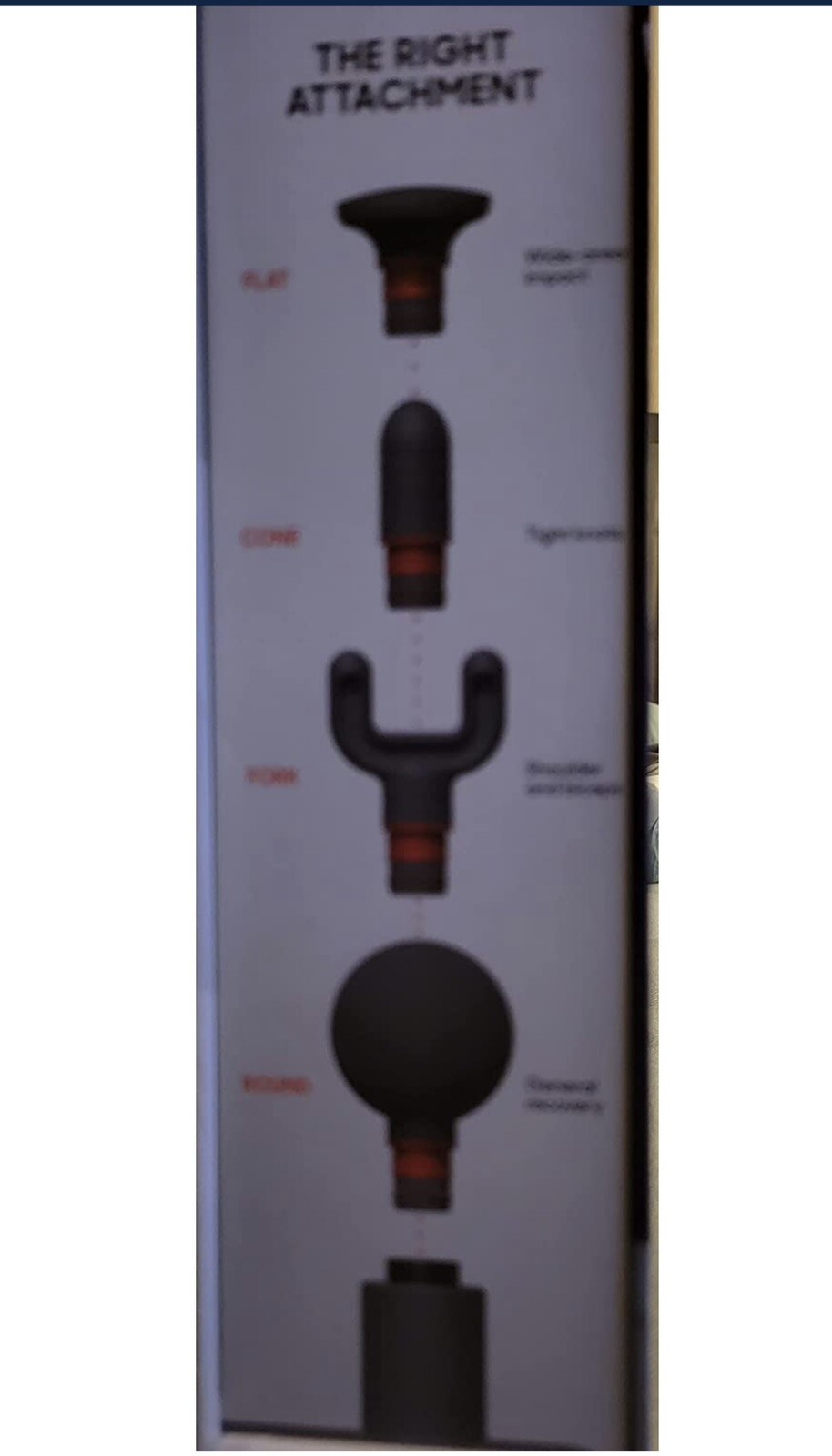 Sharper Image Compact Sport Power Percussion Deep Tissue Massager Travel Size