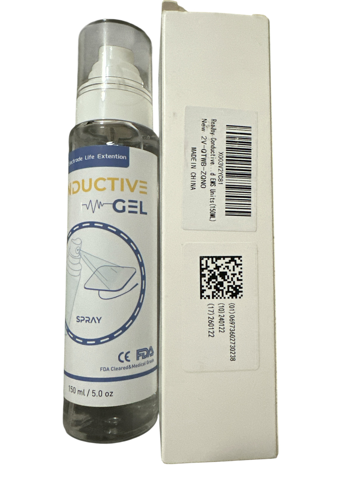 Conductive Gel for TENS Unit Pads, Muscle Stimulator (150 ML/5 OZ)
