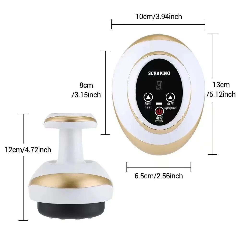 Home Electric Cupping Massage Vacuum Suction Cup Heating Body Fat Burner Tool