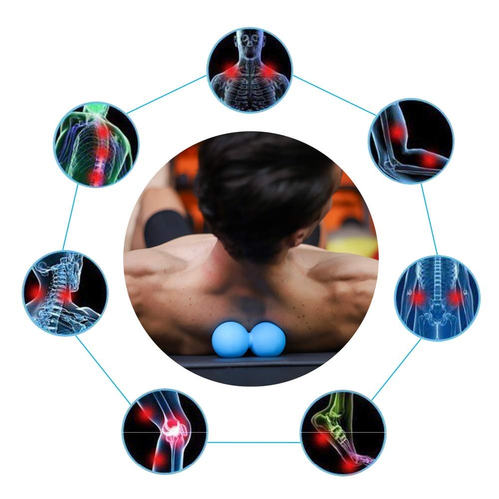 Double Lacrosse Massage Ball – Peanut Massage & Mobility Tool for Deep Tissue Re
