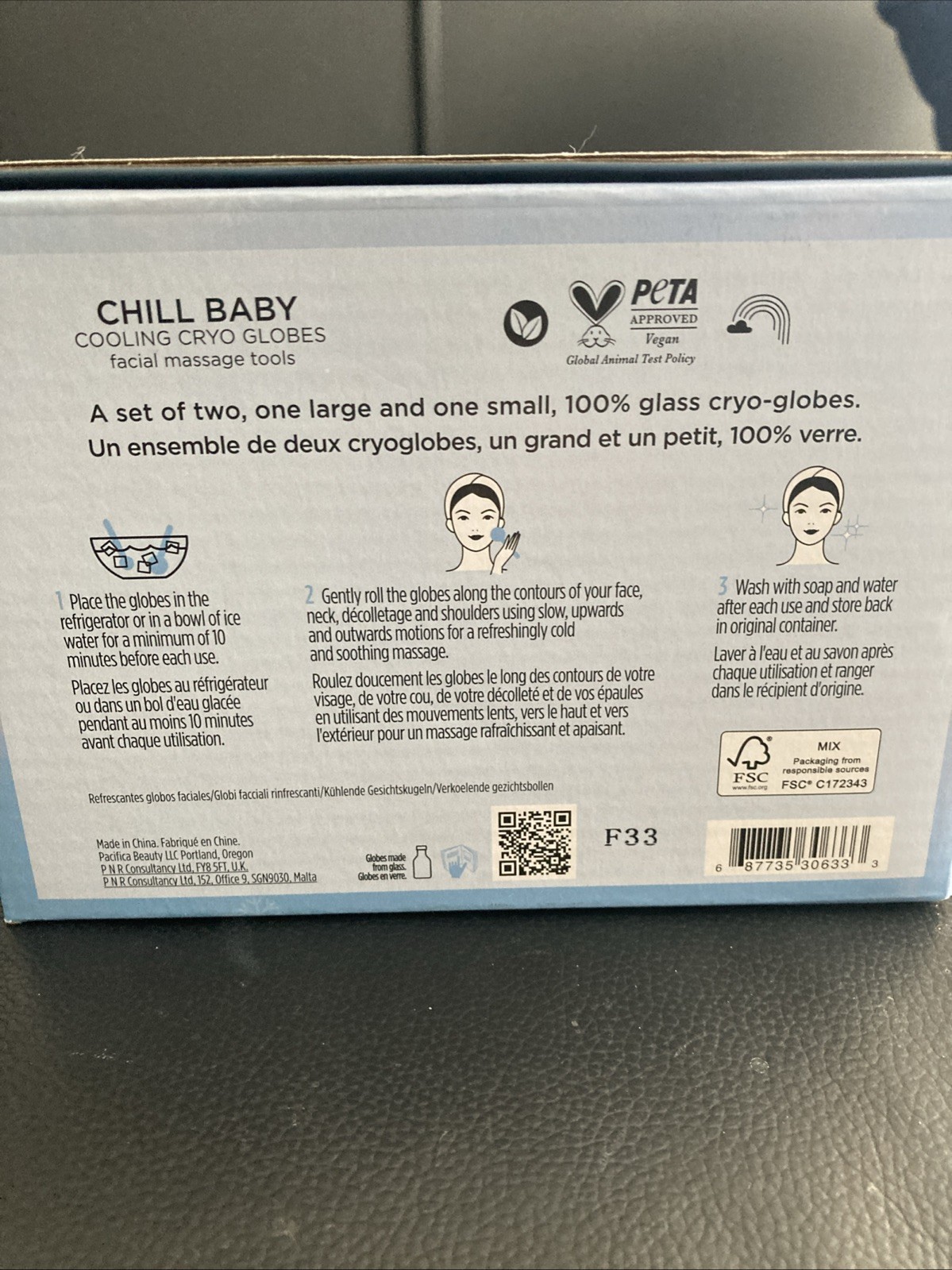 Pacifica Chill Baby Cooling Cryo Globes Facial Massage Tools, 2-Pack. Excellent