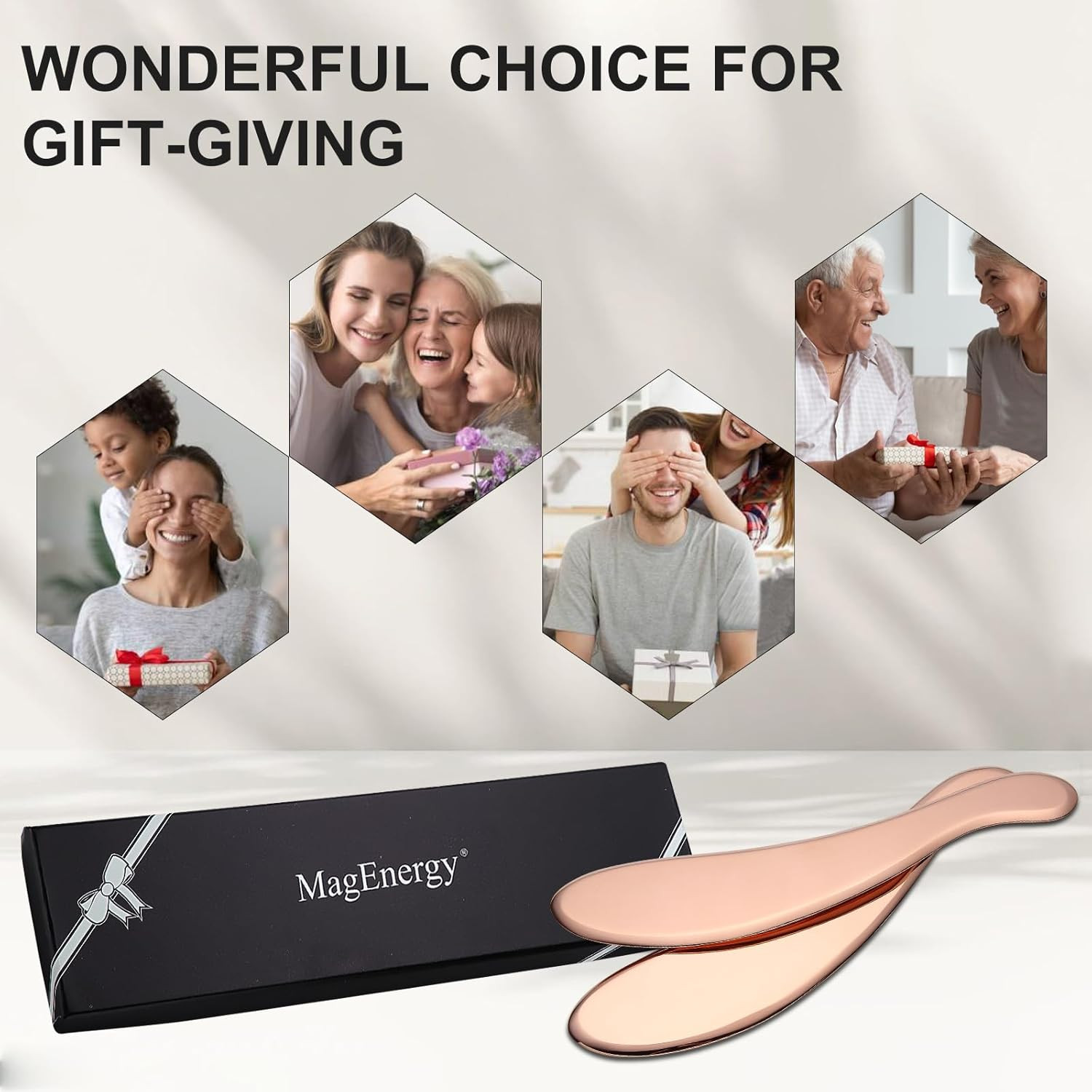 Gua Sha Tool Pure Copper Scraping Back Massager Guasha Board for Neck and Body S