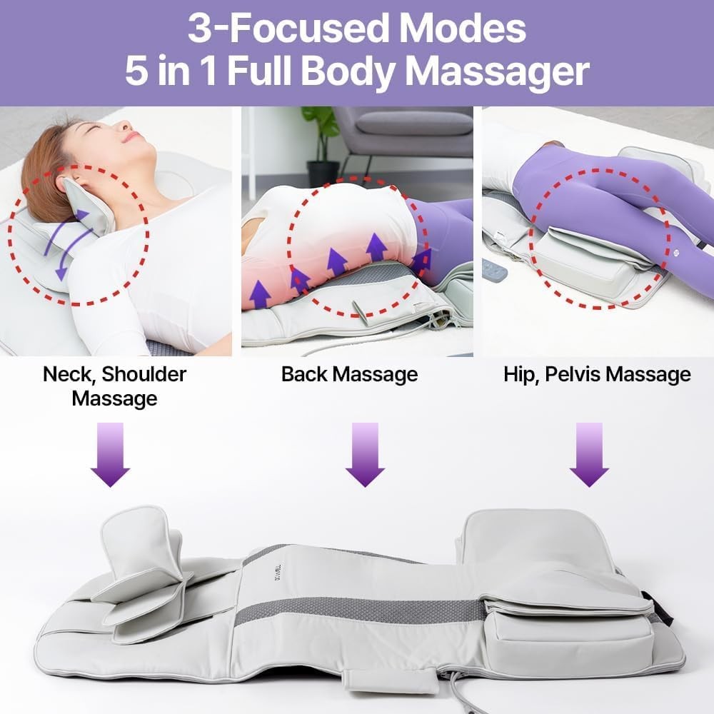 DR. WELL Full Body Stretching Massage Mat 3D Lumbar Neck Back Waist Hip #R014