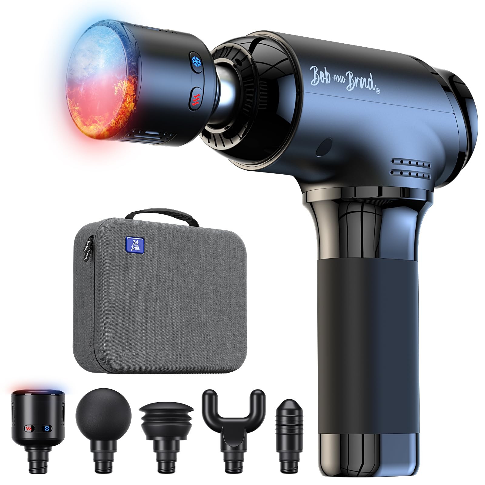 T2 Pro Massage Gun with Heat and Cold, Deep Tissue Percussion Massager Gun for P