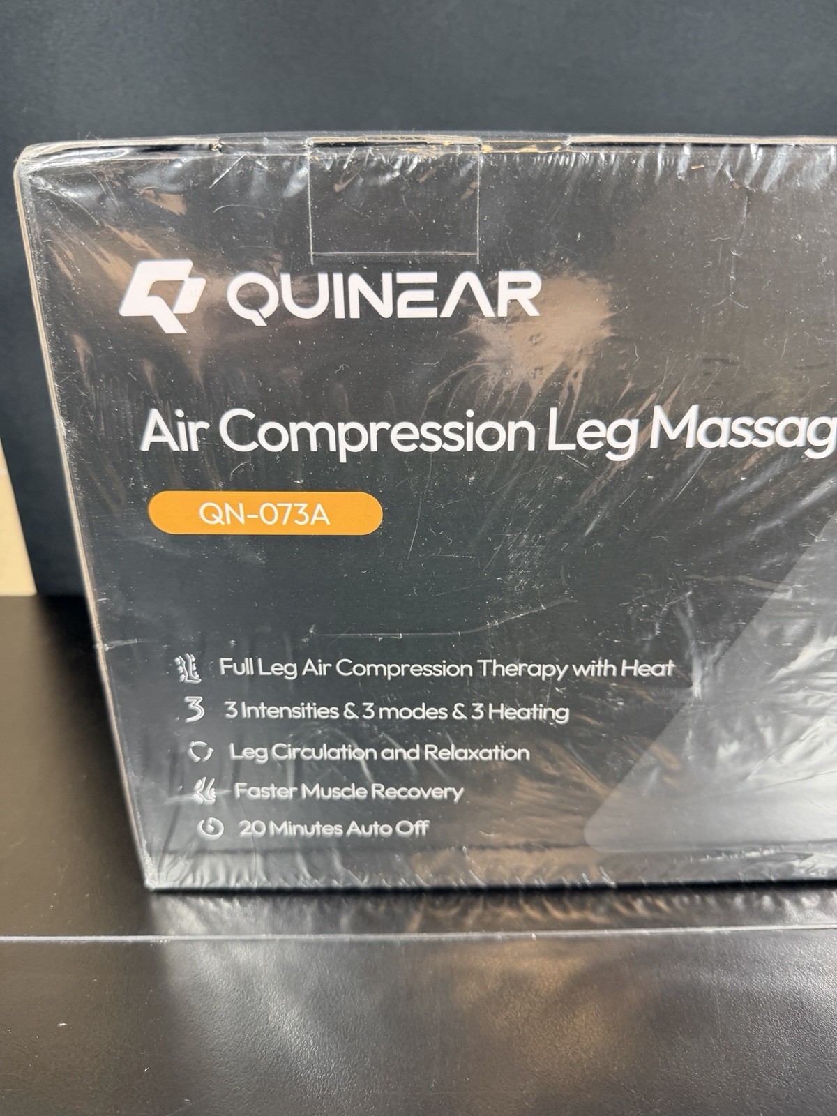 Quinear QN-073A Air Compression 3 Modes Full Leg Massager With Heat NEW SEALED