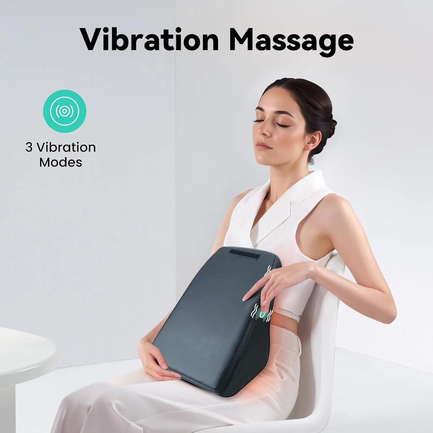 Snailax Back Neck Massager with Heat, 3D Shiatsu Back Massager for Pain Relief D