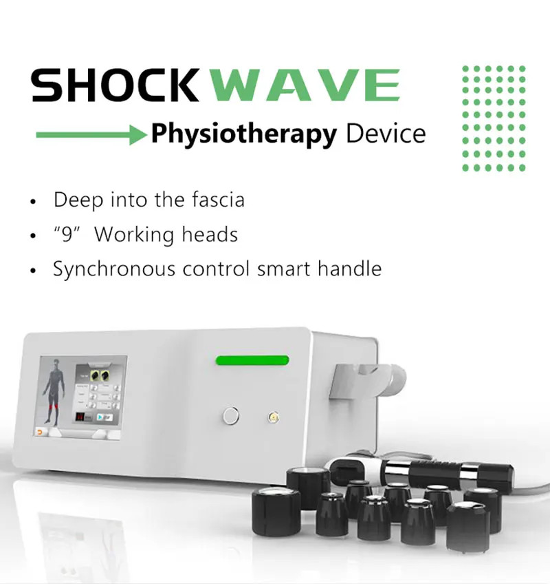 10 Bar ESWT Pneumatic Shockwave Therapy Machine Body Relax Massager Spa Clinic