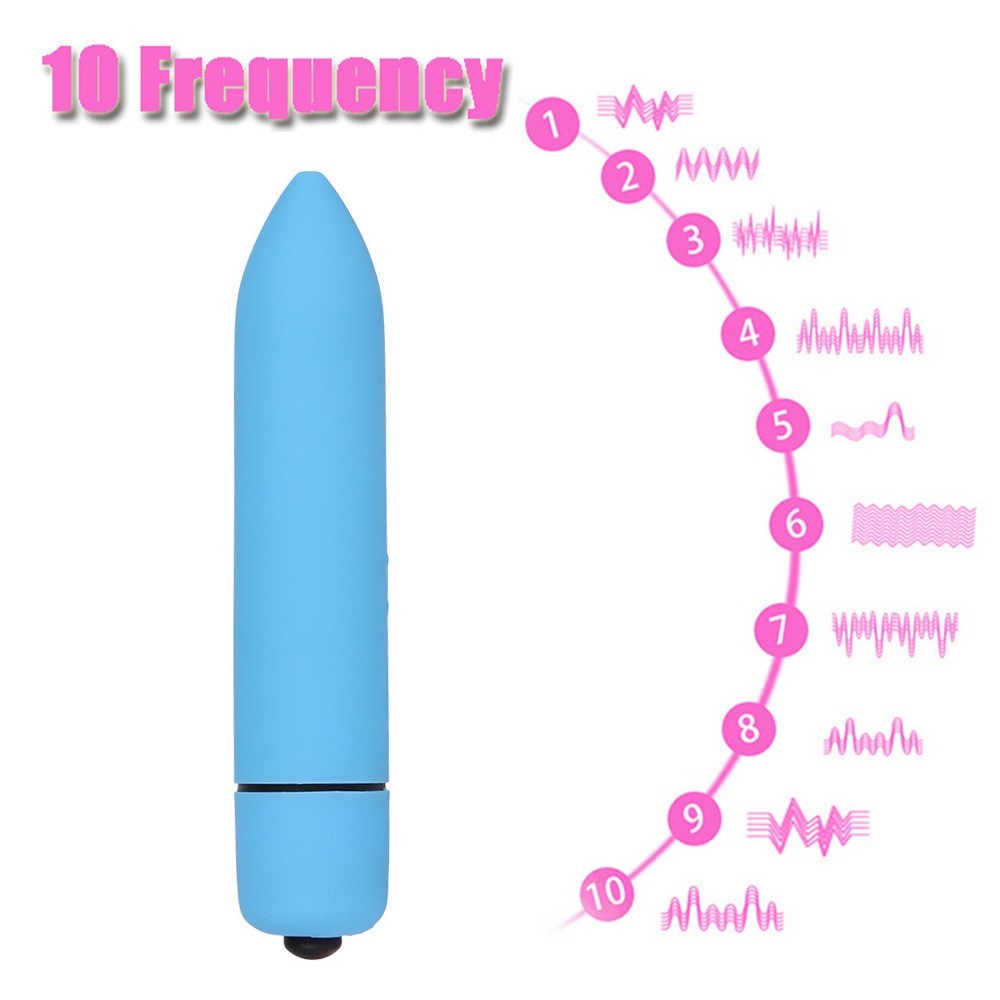 Women Mini Powerful Bullet Shape 10 Speed Personal Vibrating Neck Body Massage