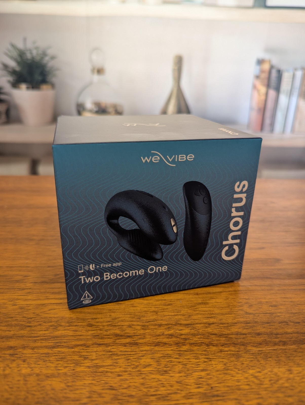 We-Vibe Chorus Couples Vibrator Cosmic Blue Remote App Control Waterproof USB