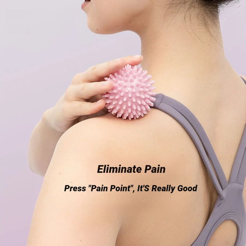 6CM Sport Massage Ball Myofascial Release Massager Spiky Deep Tissue Trigger Poi