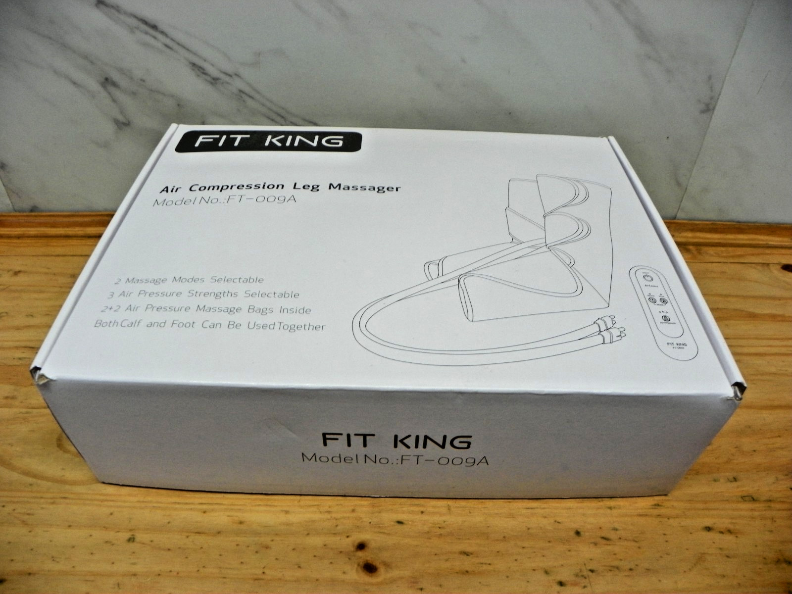 FIT KING MODEL FT-009A AIR COMPRESSION LEG MASSAGER NEW OPEN BOX